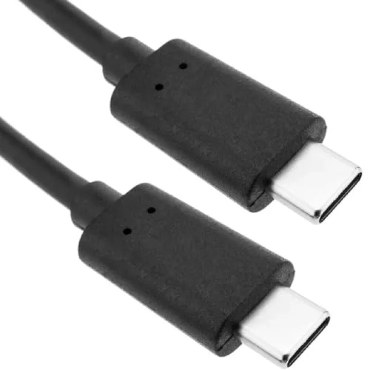 3447 Type C To Type Erkek Erkek Data Şarj Kablosu USB 3.1 Tip-C bağlantı noktası Ters Çevrilebilir takmak için doğru yön bulmaya gerek yok Aktarım hız USB 3.0/2.0 4ten daha hızlı (0,50 Metre)