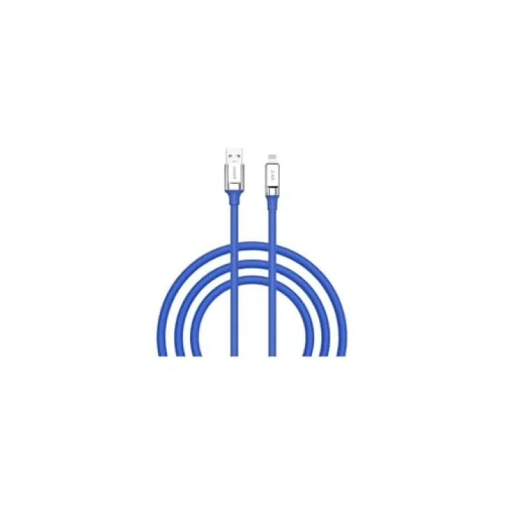 3.4A Lightning Şarj Ve Data Kablosu Mavi Sc-64