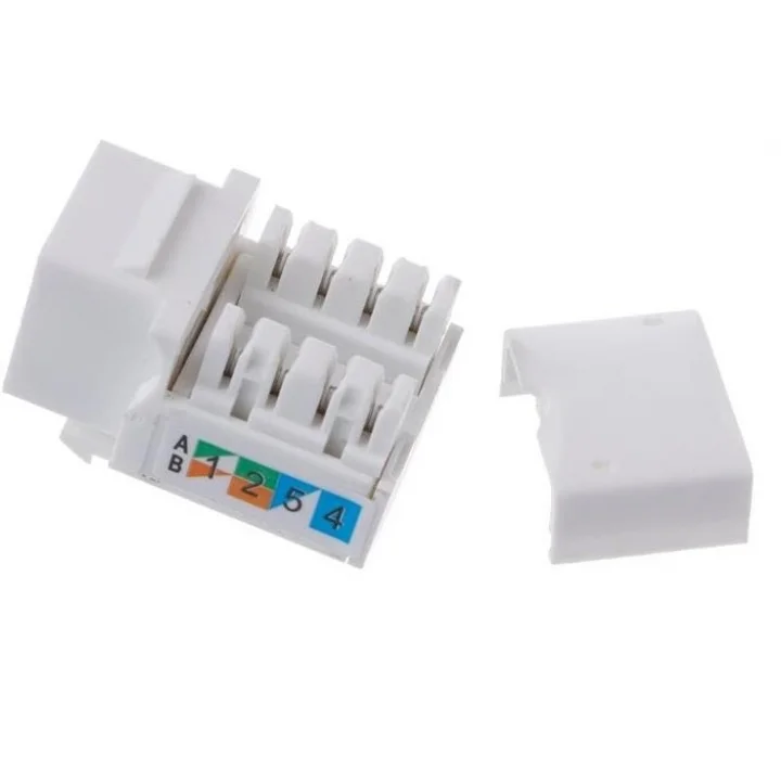 3552 Cat6 Rj45 Utp Keystone Patch Panel İçin Jack Cat 6 giriş Ağ bağlantısı için en iyi aktarımı sağlayan ve basit kurulumuyla bir Keystone Modülüdür