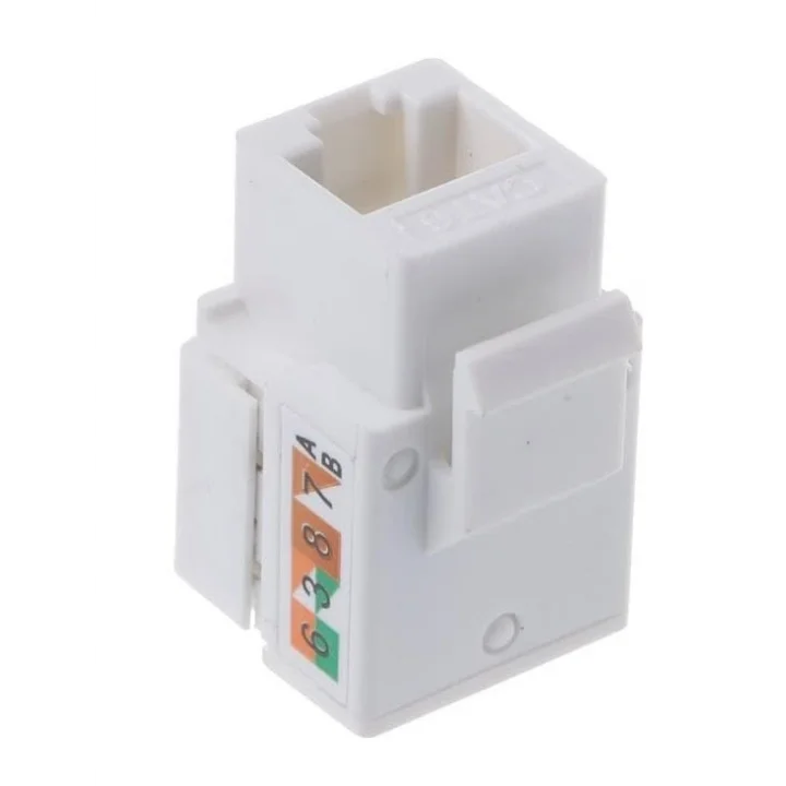 3552 Cat6 Rj45 Utp Keystone Patch Panel İçin Jack Cat 6 giriş Ağ bağlantısı için en iyi aktarımı sağlayan ve basit kurulumuyla bir Keystone Modülüdür