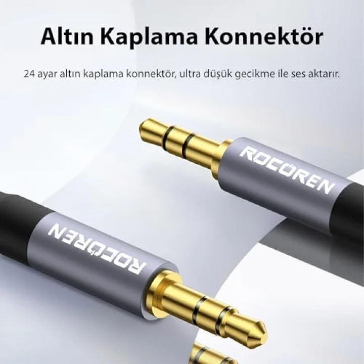 3.5mm Hi-Fi TRS AUX Ses Kablosu 5 Metre