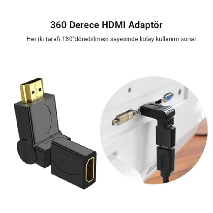 360 Derece HDMI to HDMI Dönüştürücü