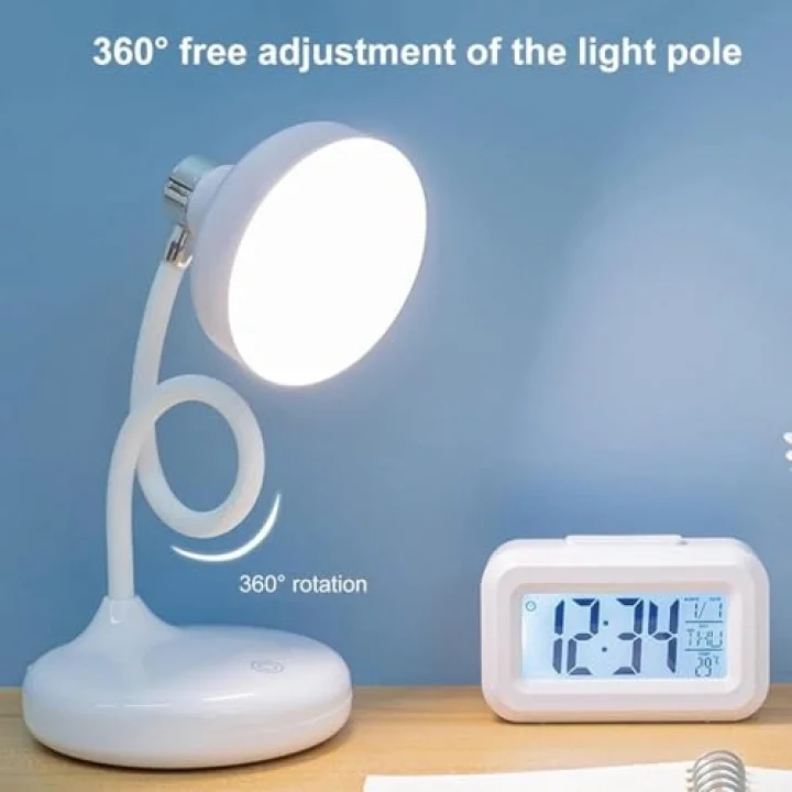 36cm Modern Masa Lambası Felexible Boyun Tasarımı Oturma Odası Başucu Lambası Restoran Bar Masa Lambası USB Şarj Edilebilir Masa Lambası 1978
