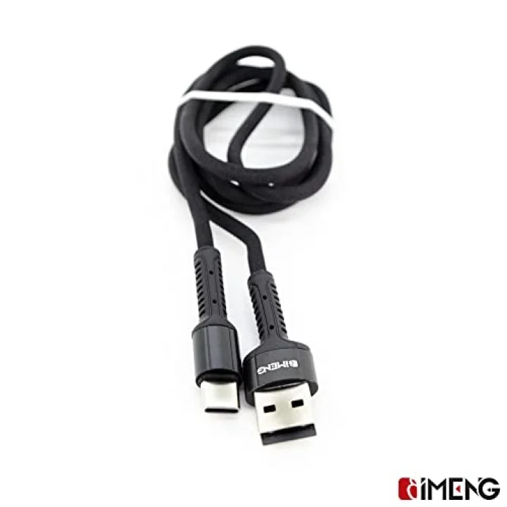 3A UsbA to Type-C Pro Braided Örgülü Data ve Hızlı Şarj Kablosu Siyah