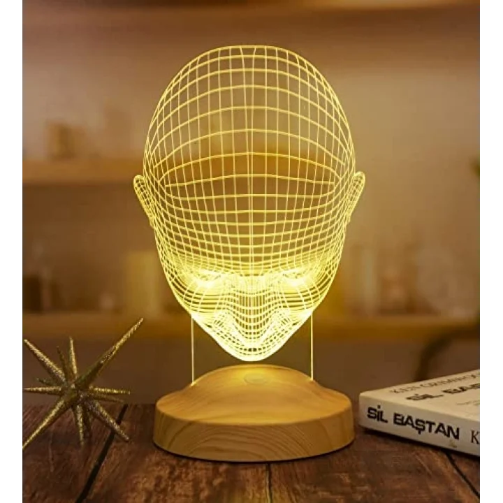 3D Adam 3 Boyutlu Led Lamba