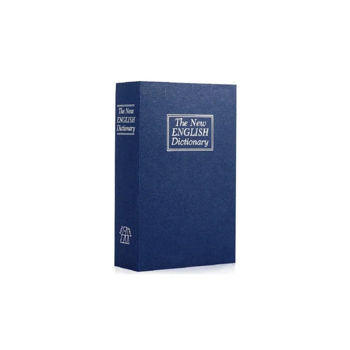 3D Kitap Şeklinde Gizli Kasa Kumbara Mavi, Kumbara