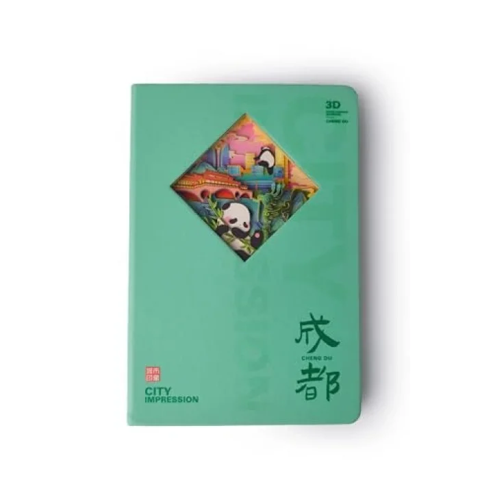 3D Panda Temalı Defter
