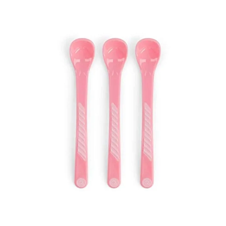3’lü Bebek Kaşığı Seti Pembe 6+ Ay
