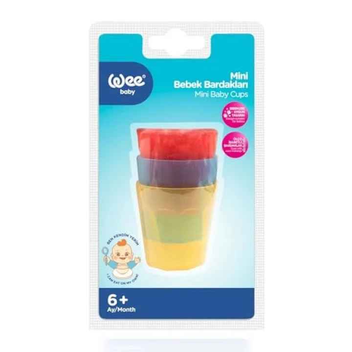 3’lü Mini Bebek Bardağı
