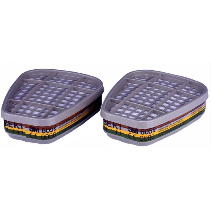 Mey İthalat® 3M 6059 ABEK1 Org. Asit ve Amonyak Buhar Filtresi