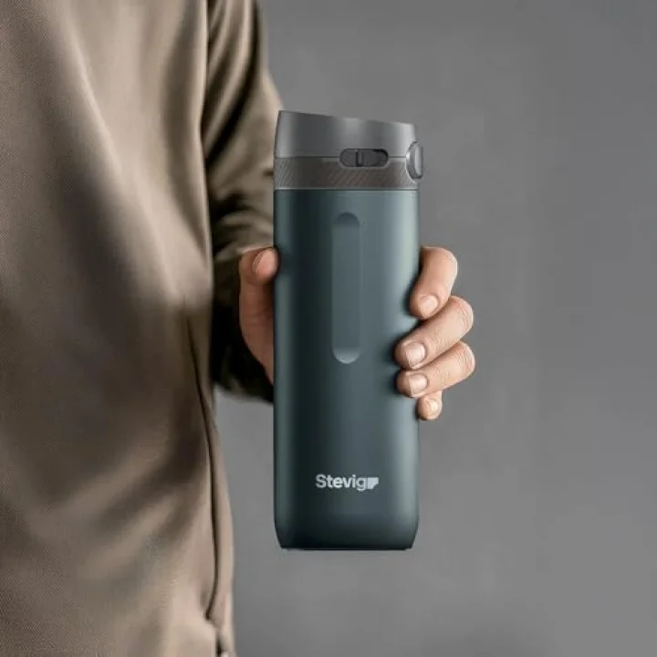 4 Action Trigger-Control Çelik Termos 500 ML Dark Navy ST-227