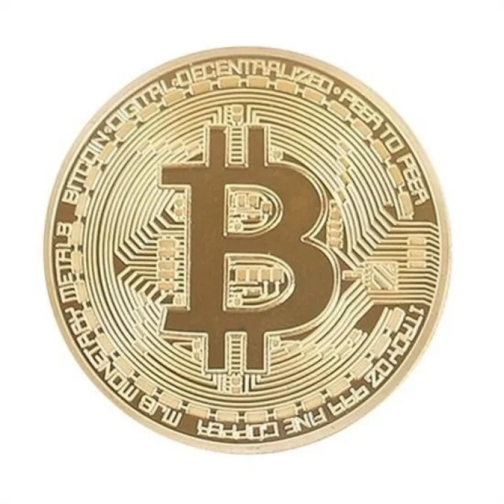 4 Adet Bitcoin Madeni Hatıra Parası Madeni Bitcoin Hediye Sikke Para