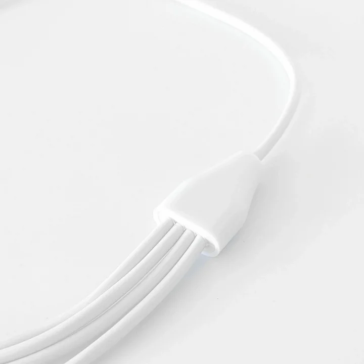 4 in 1 USB Tip-C Şarj Kablosu Çoklayıcı, Beyaz, 1 Metre, Çoklu Cihaz Şarj Kablosu