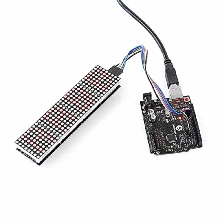 4lü 8x8 Kırmızı Dot Matrix Board