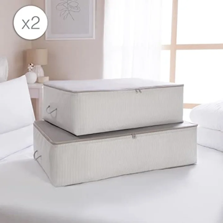 4lü Gri Renk Stuff & Things Baza Altı Hurç Set