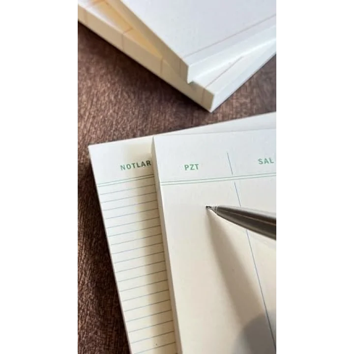 4lü Masaüstü Tarihsiz Planlayıcı Set (Hedefler, Haftalık Planlayıcı, Noktalı ve Çizgili Notepad)