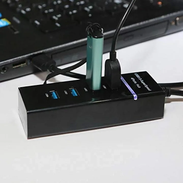 4 Port USB 3.0 Çoğaltıcı Çoklayıcı Hub Switch Çoklu Cihaz 4360