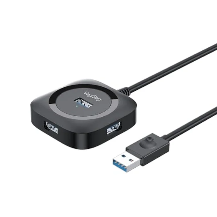 4 Port USB 3.0 Çoklayıcı Hub Siyah
