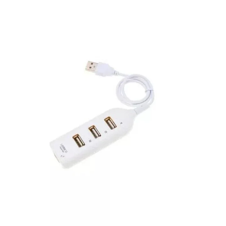4 Port USB Çoğaltıcı Çoklayıcı Hub USB 2.0 Çoklama PC Laptop - Beyaz