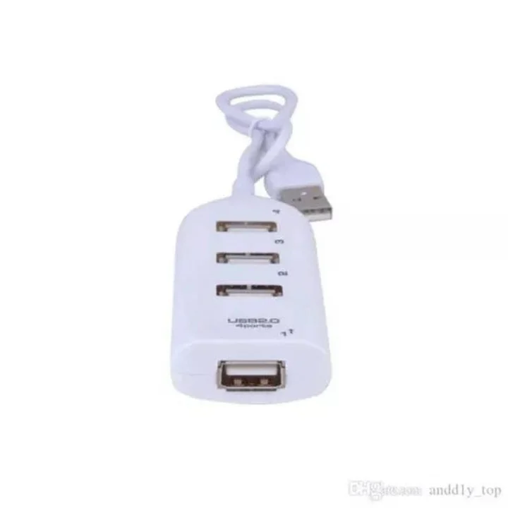 4 Port USB Çoğaltıcı Çoklayıcı Hub USB 2.0 Çoklama PC Laptop - Beyaz