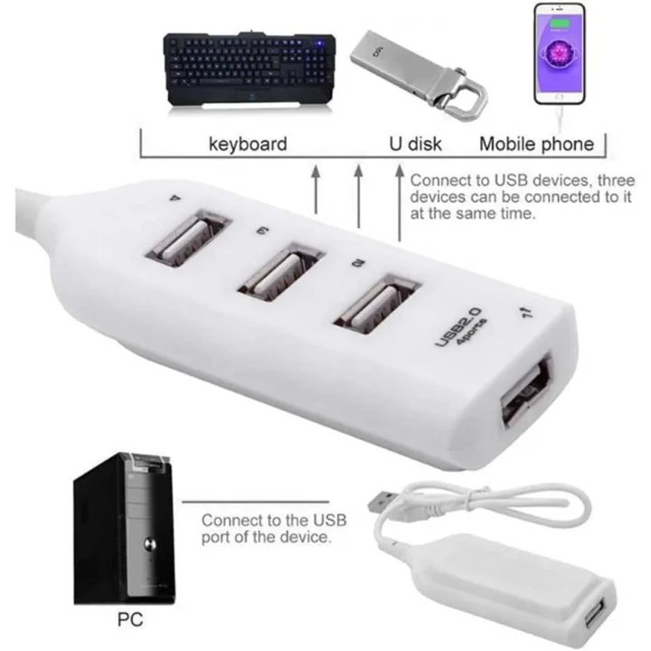 4 Port USB Çoklayıcı Çoğaltıcı HUB Switch Splitter 4502