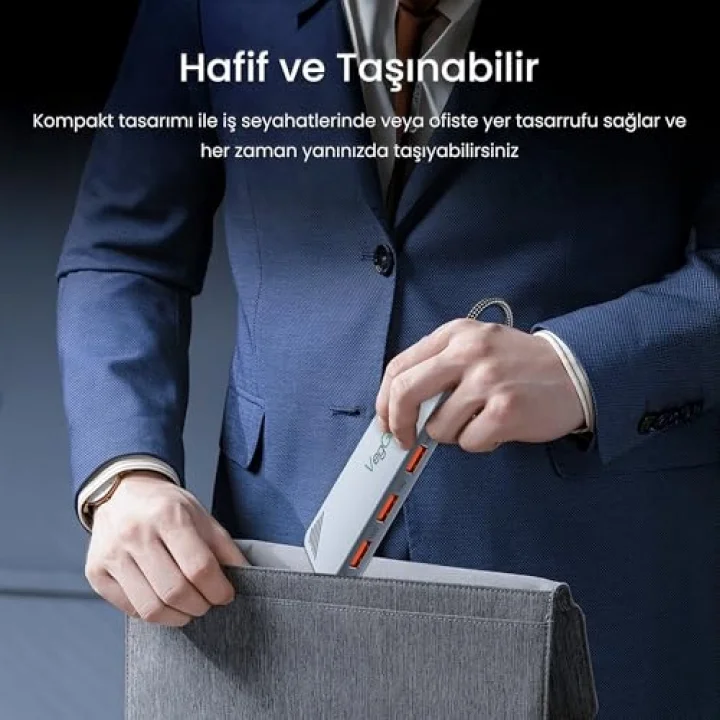 4 Portlu 10Gbps Type-C to 4*USB-A 3.2 Gen2 USB Çoklayıcı Dönüştürücü Hub