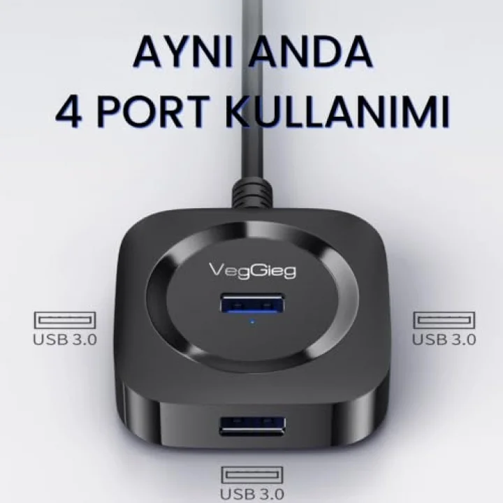 4 Portlu Type-C to USB 3.0 Çoklayıcı Hub