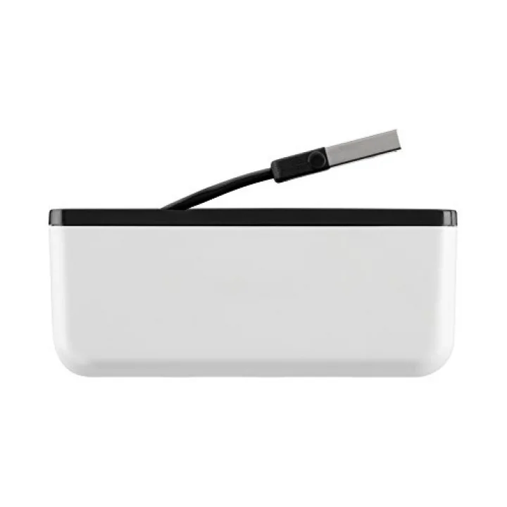 4 USB-A Girişli HUB, USB 2.0, Seyahat Boy, Siyah
