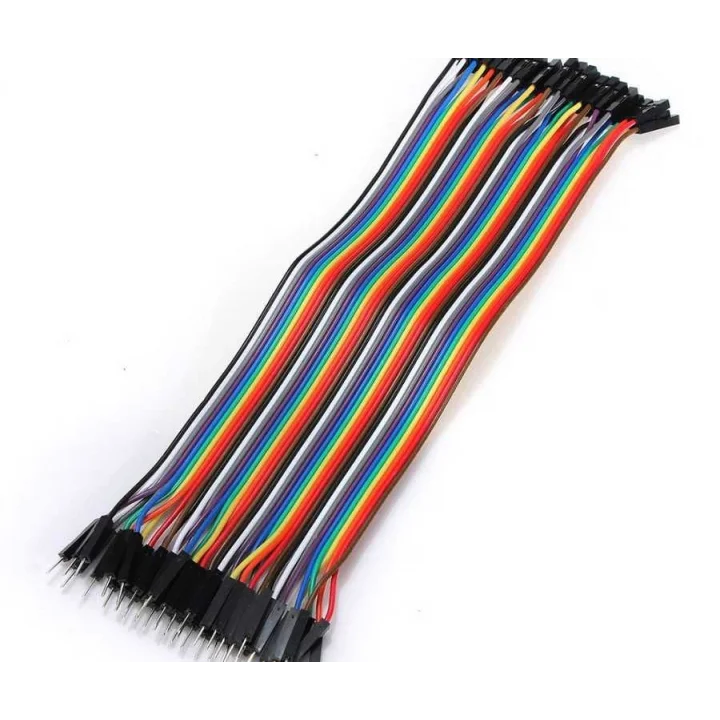 40 Adet Erkek-Dişi Jumper Kablo 10 Cm