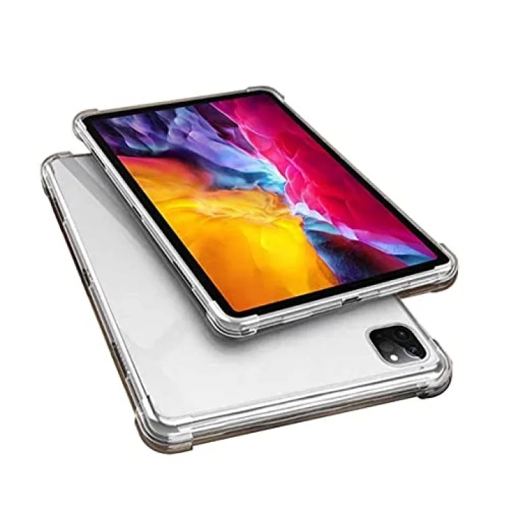 40666 Apple iPad Pro 11 2020 ile uyumlu Kılıf Tablet Nitro Anti Shock Silikon Kapak Renksiz