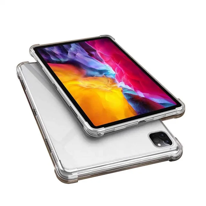 40666 Apple iPad Pro 11 2020 ile uyumlu Kılıf Tablet Nitro Anti Shock Silikon Kapak Renksiz