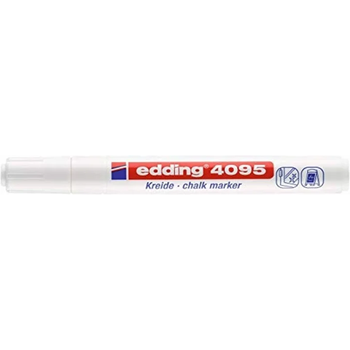 4095 tebeşir kalemi - beyaz - 1 tebeşir kalemi - yuvarlak uçlu 2-3 mm