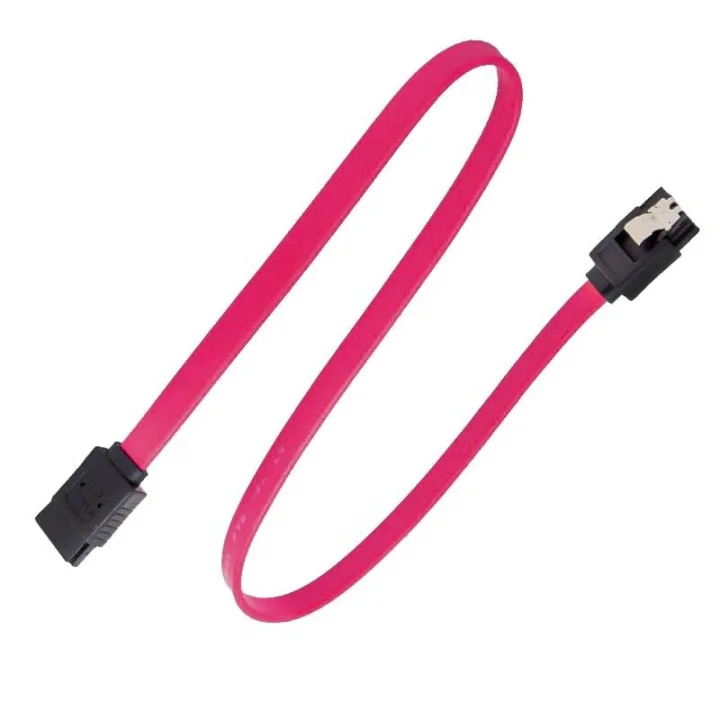40Cm Sata HDD SDD Data Veri Kablosu, SATA 3, Kırmızı