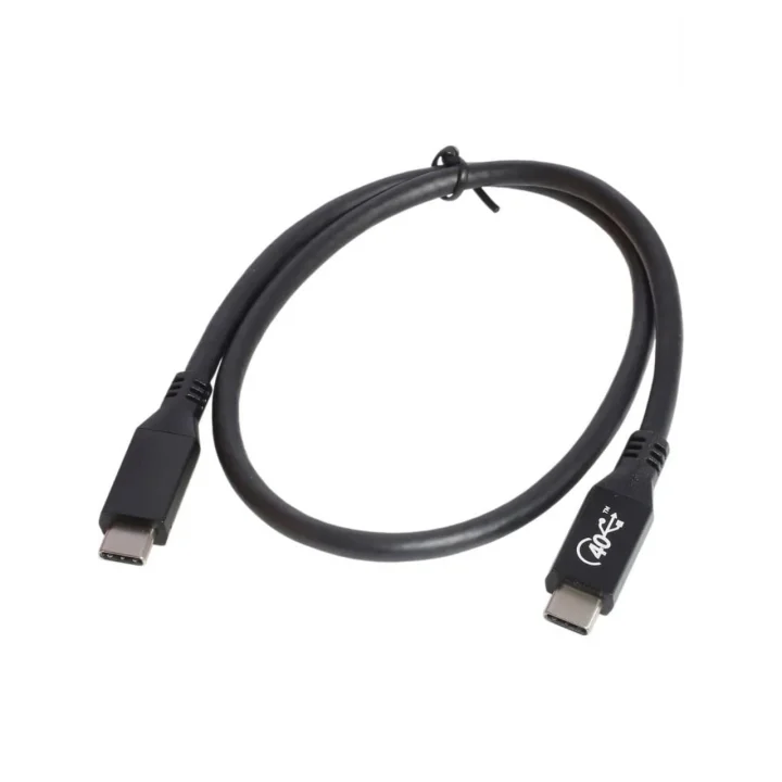 40GBPS 240W 4.0 Thunderbolt Type-C To Type-C Şarj,Görüntü Aktarım Kablosu Tip C 1 Metre