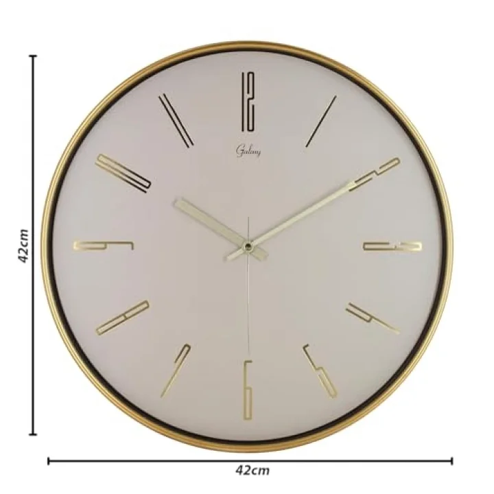 41 CM AKAR SANİYE SESSİZ MEKANİZMA DUVAR SAATİ