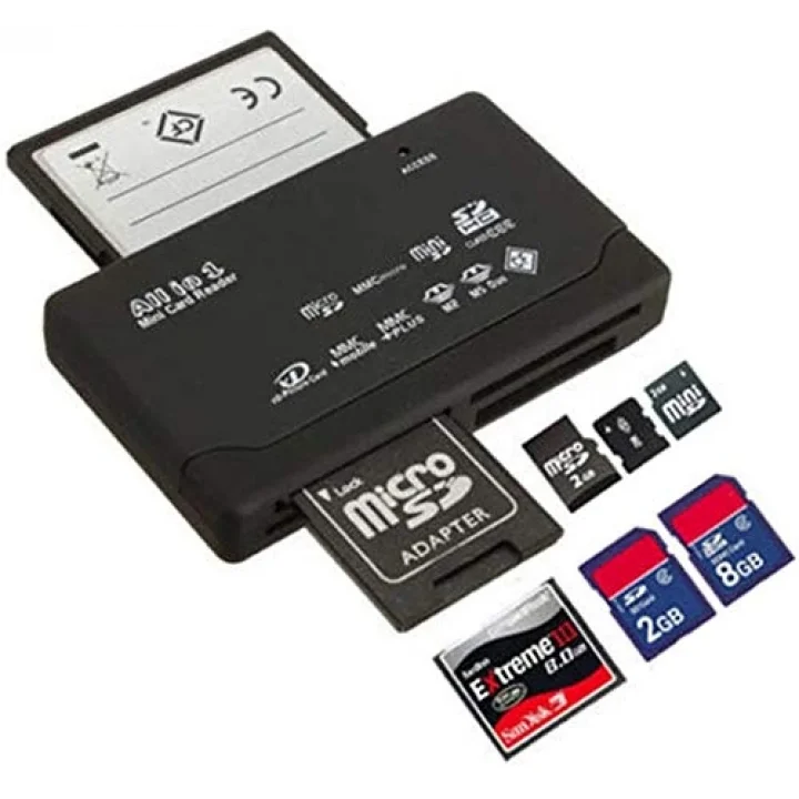 4296 USB Hub Micro SD XD MMC MS CF TF Mini M2 Combo Kart Okuyucu