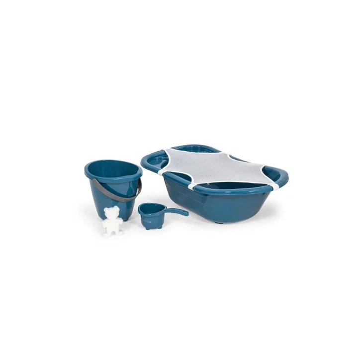 439 Banyo Seti 5 Parça Indigo Mavi