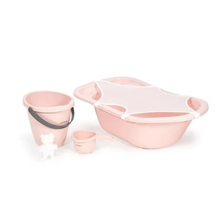 439 Banyo Seti 5 Parça Pembe