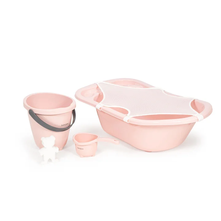 439 Banyo Seti 5 Parça Pembe