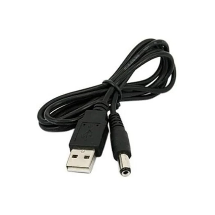 4463 Usb To Dc 5.5 2.1mm Kalın Power Güç Çevirici Adaptör Kablosu