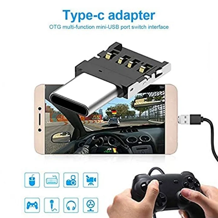 4497 Type C To Usb Çevirici Mini Dönüştürücü Adaptör