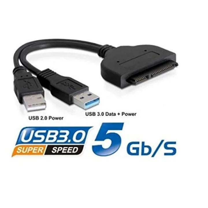 4537 Usb 3.0 2.5 Inç Sata Ssd Hdd Hard Disk Çevirici Dönüştürücü Adaptör Kablosu