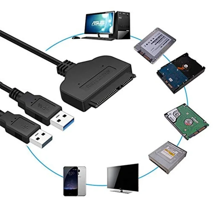 4537 Usb 3.0 2.5 Inç Sata Ssd Hdd Hard Disk Çevirici Dönüştürücü Adaptör Kablosu