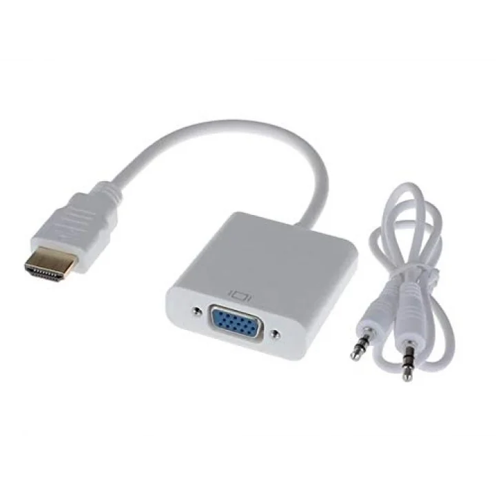 4548 HDMI to VGA Dönüştürücü Adaptör Kablosu (Ses Destekli)