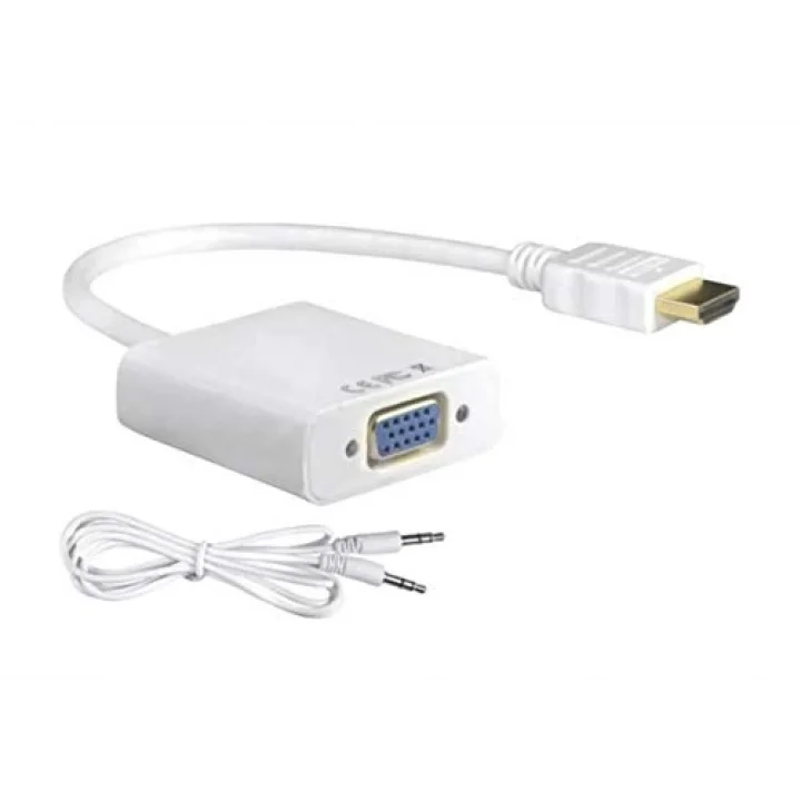 4548 HDMI to VGA Dönüştürücü Adaptör Kablosu (Ses Destekli)