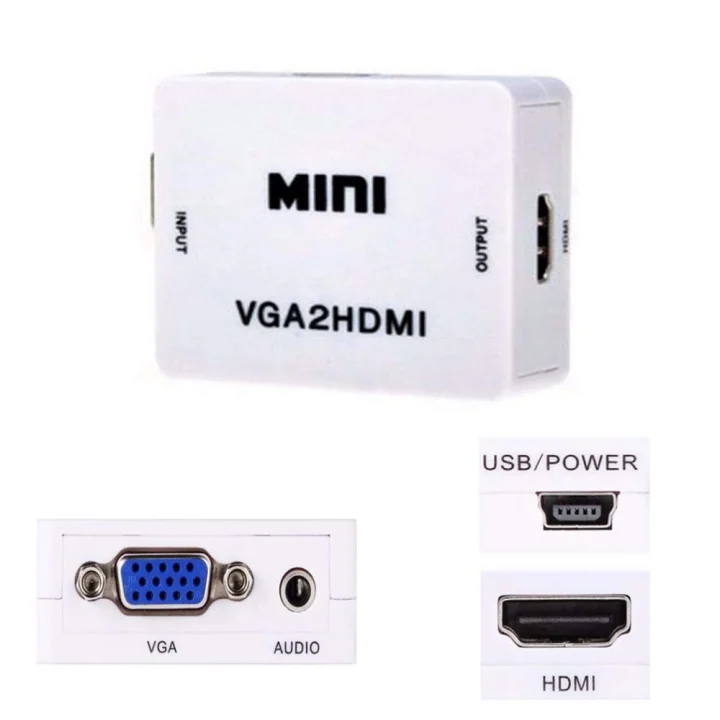 4554 VGA to HDMI Dönüştürücü Adaptör