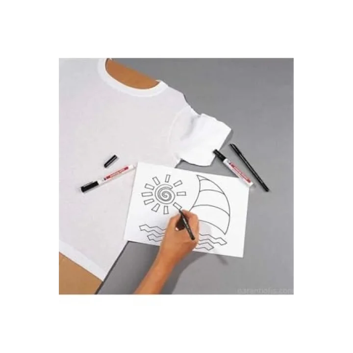4600 Siyah Kumaş Boyama Kalemi (T-SHİRT/TEKSTİL PEN)