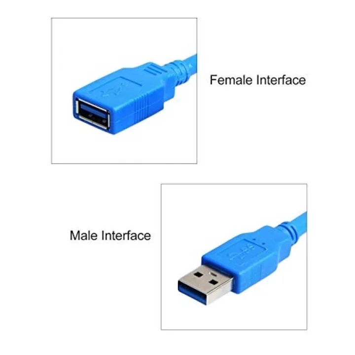 4626 Usb 3.0 Dişi Erkek Uzatma Uzatıcı Ara Kablosu 1 Metre