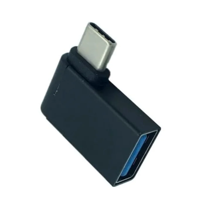 4658 Type C 3.1 To Usb 3.0 Şarj 90 Dirsek Köşe Çevirici Dönüştürücü Adaptör