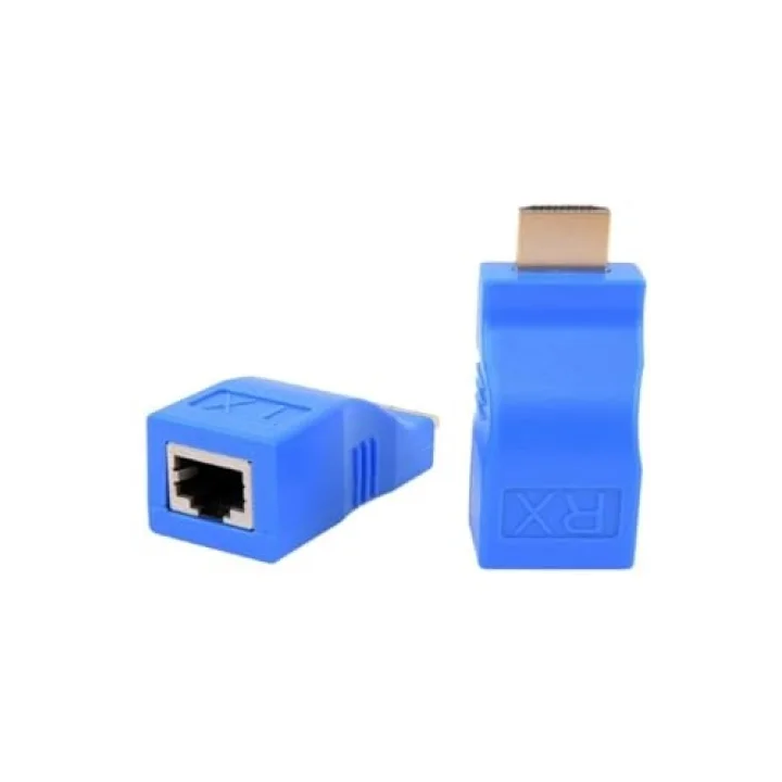 4971 Hdmi Rj45 Cat5 6 Extender Uzatıcı Uzatma Aparatı Adaptör